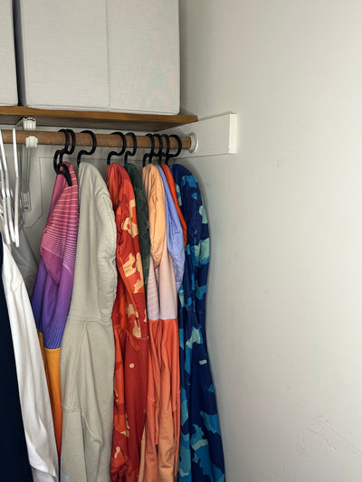 Tiny Closet Organization | Small Closet Makeover